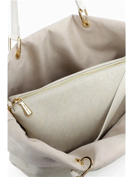 BORSA A SPALLA BENTD8819WV REVERSIBILE DONNA BIANCO