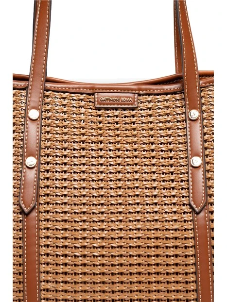 BORSA A SPALLA BEN268762WV DONNA MARRONE
