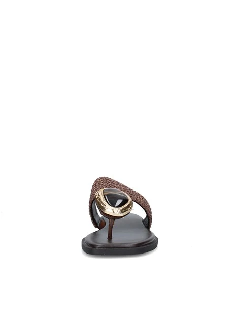 SANDALI 9970 DONNA MARRONE