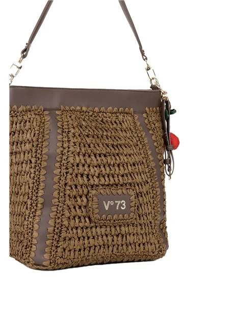 BORSA A SPALLA 73BS9M302 DONNA MARRONE