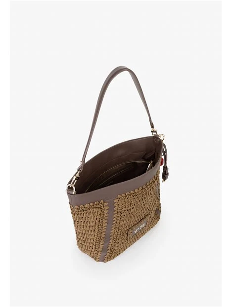 BORSA A SPALLA 73BS9M302 DONNA MARRONE