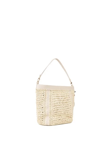 BORSA A SPALLA 73BS9M302 DONNA BIANCO
