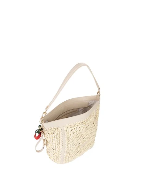 BORSA A SPALLA 73BS9M302 DONNA BIANCO