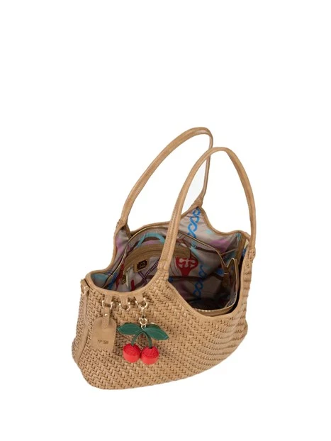 BORSA A SPALLA 73BS9O601 DONNA BEIGE