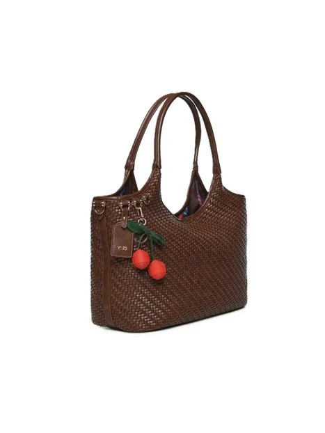 BORSA A SPALLA 73BS9O601 DONNA MARRONE