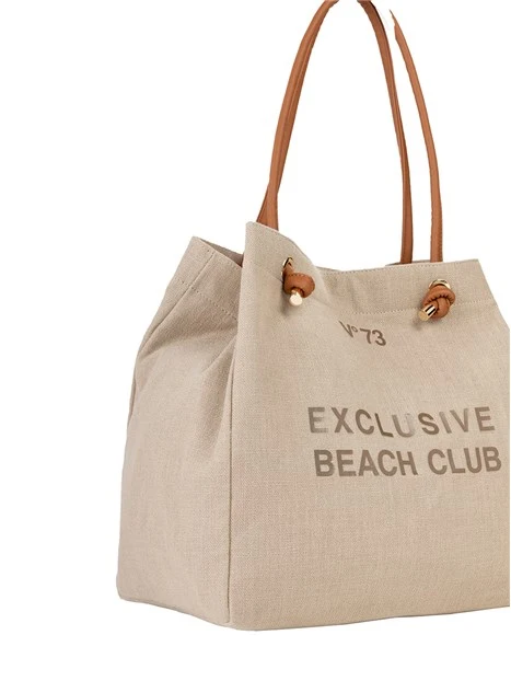 BORSA A SPALLA 73BS9QM01 DONNA ECRU