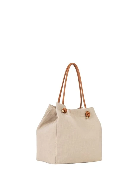 BORSA A SPALLA 73BS9QM01 DONNA ECRU