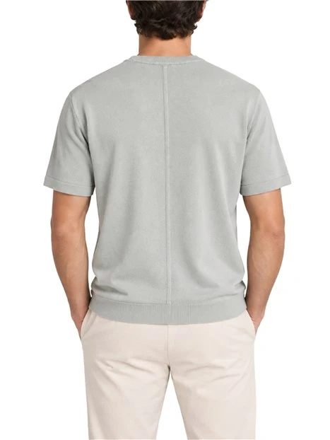 T-SHIRT MANICA CORTA SLIM FIT UOMO VERDE