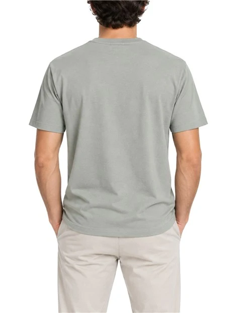 T-SHIRT MANICHE CORTE GIROCOLLO SLIM UOMO VERDE