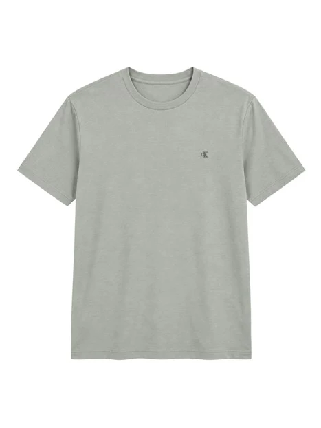 T-SHIRT MANICHE CORTE GIROCOLLO SLIM UOMO VERDE
