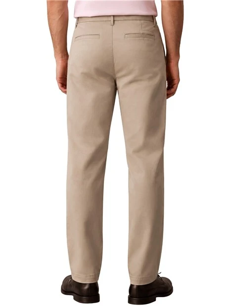 PANTALONI CHINO REGULAR FIT UOMO BEIGE