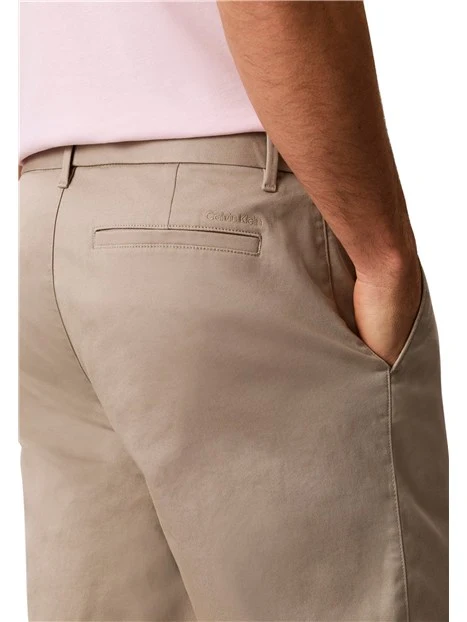 PANTALONI CHINO REGULAR FIT UOMO BEIGE