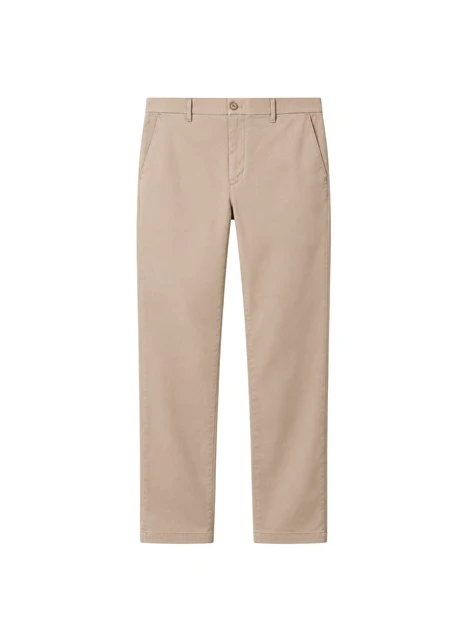 PANTALONI CHINO REGULAR FIT UOMO BEIGE
