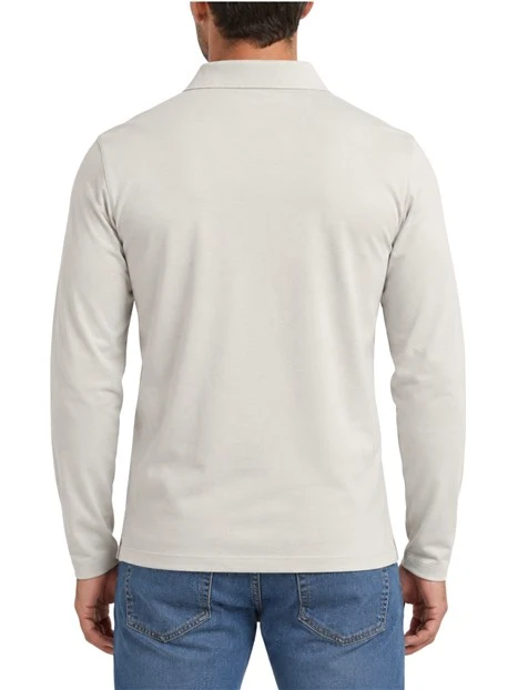 POLO MANICA LUNGA SLIM UOMO GRIGIO