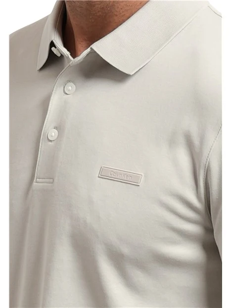POLO MANICA LUNGA SLIM UOMO GRIGIO