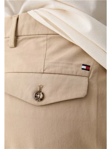 PANTALONI CHINO TAGLIO REGULAR UOMO BEIGE