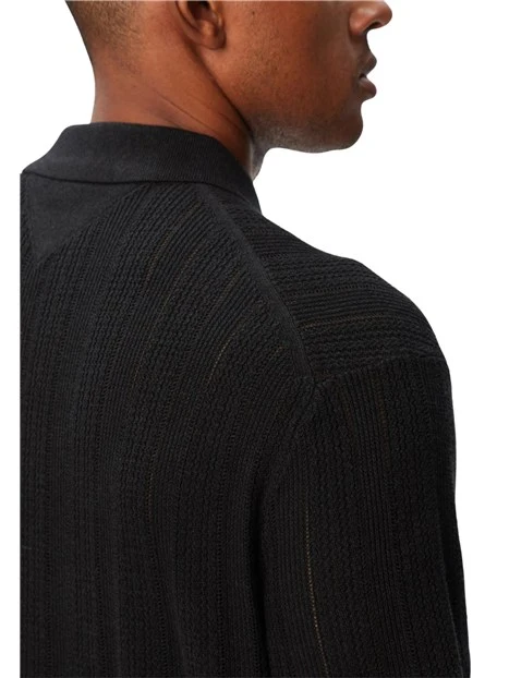 CAMICIA MANICA CORTA REGULAR FIT UOMO NERO