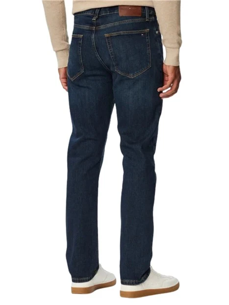 JEANS SLIM FIT GAMBA DRITTA UOMO BLU SCURO