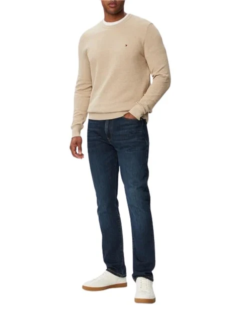 JEANS SLIM FIT GAMBA DRITTA UOMO BLU SCURO