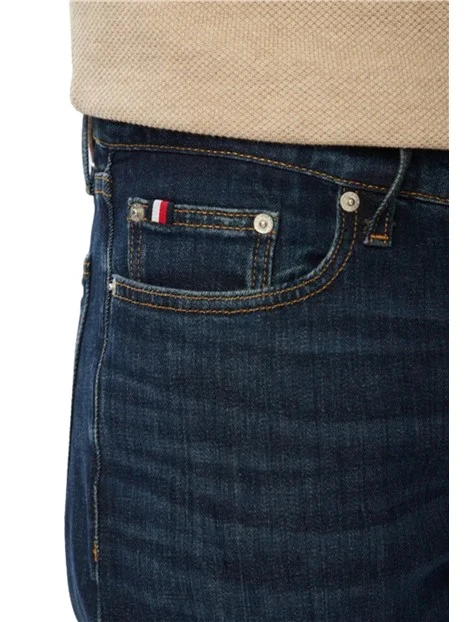 JEANS SLIM FIT GAMBA DRITTA UOMO BLU SCURO