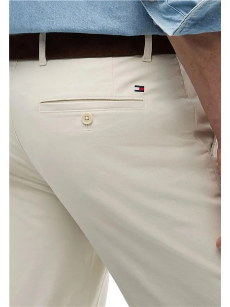 PANTALONI CHINO GAMBA DRITTA UOMO BIANCO