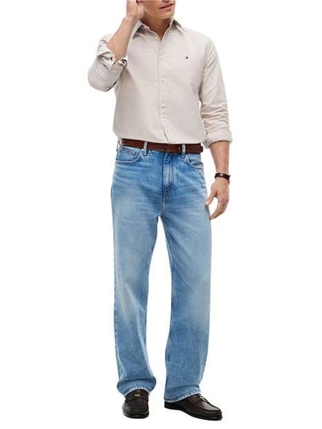 CAMICIA CASUAL BUTTON DOWN UOMO BEIGE