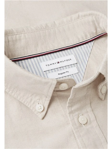 CAMICIA CASUAL BUTTON DOWN UOMO BEIGE