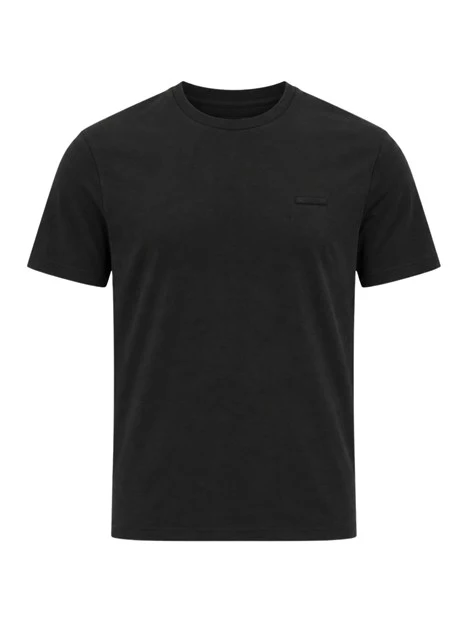 T-SHIRT MANICA CORTA GIROCOLLO SLIM UOMO NERO