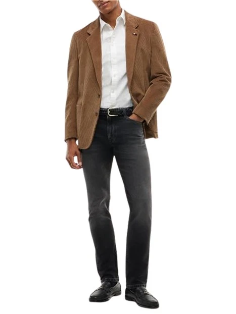 JEANS REGULAR CINQUE TASCHE UOMO GRIGIO SCURO