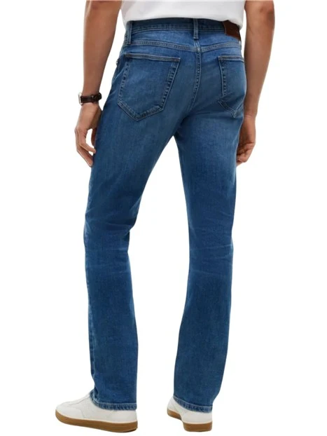 JEANS SKINNY E SLIM IN DENIM ELASTICIZZATO UOMO BLU