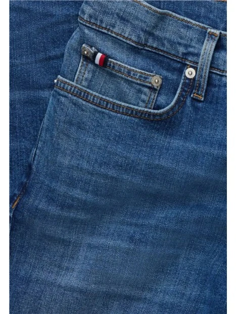 JEANS SKINNY E SLIM IN DENIM ELASTICIZZATO UOMO BLU