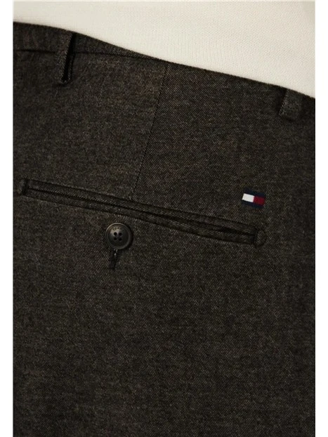 PANTALONE ELEGANTE CON PINCES UOMO NERO