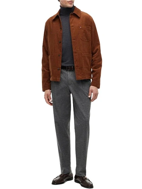 PANTALONE ELEGANTE CON PINCES UOMO GRIGIO