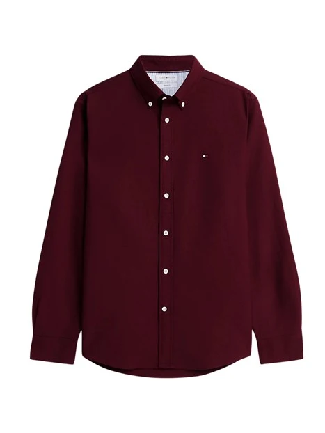 CAMICIA CASUAL OXFORD UOMO BORDEAUX