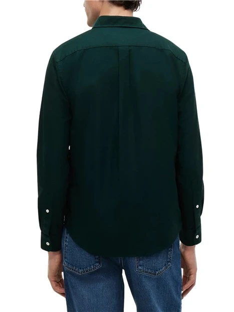 CAMICIA CASUAL OXFORD UOMO VERDE
