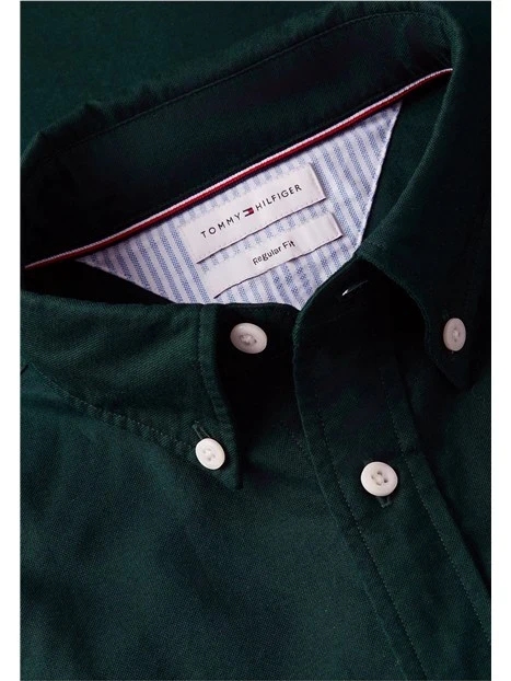 CAMICIA CASUAL OXFORD VERDE