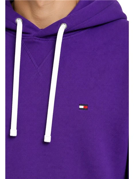 FELPA CON CAPPUCCIO UOMO VIOLA