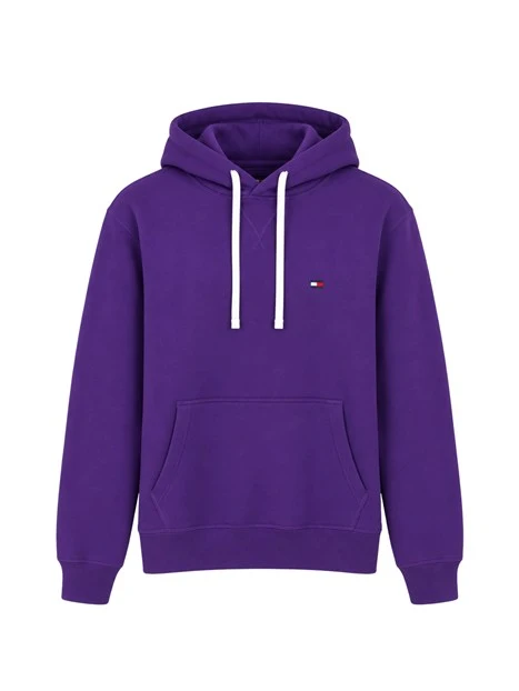 FELPA CON CAPPUCCIO UOMO VIOLA