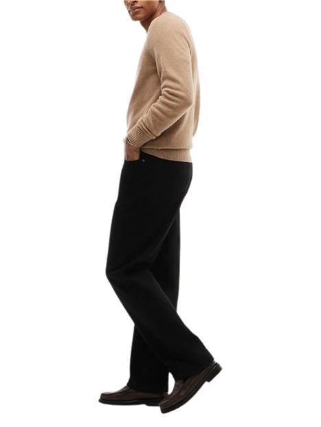 JEANS A GAMBA AMPIA UOMO NERO
