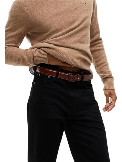 JEANS REGULAR A GAMBA AMPIA UOMO NERO