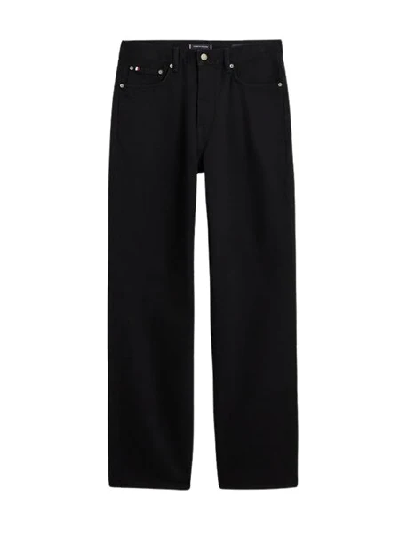 JEANS A GAMBA AMPIA UOMO NERO