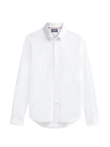 CAMICIA ELEGANTE SLIM FIT IN JERSEY UOMO BIANCO