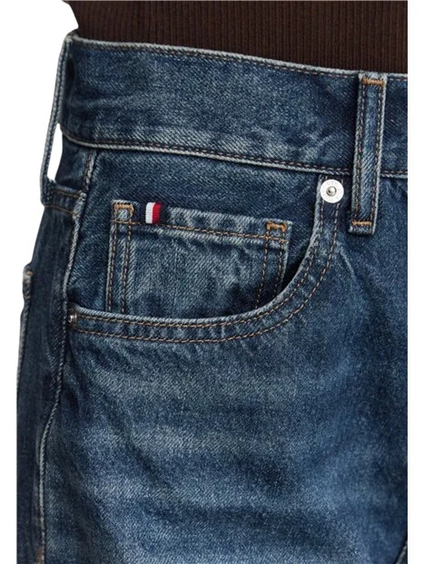 JEANS PALAZZO A GAMBA AMPIA DONNA BLU