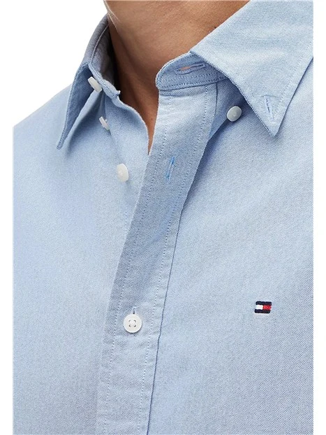 CAMICIA CASUAL OXFORD BUTTON DOWN UOMO BLU