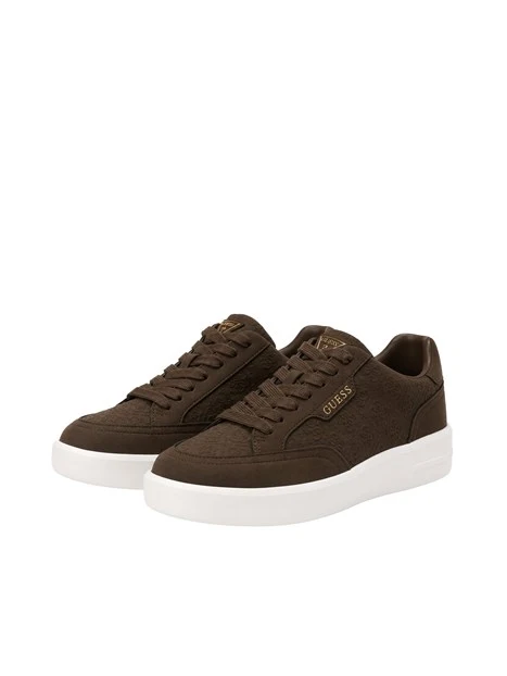 SNEAKERS PLATFORM MONOGRAM EMBOSSED UOMO GRIGIO