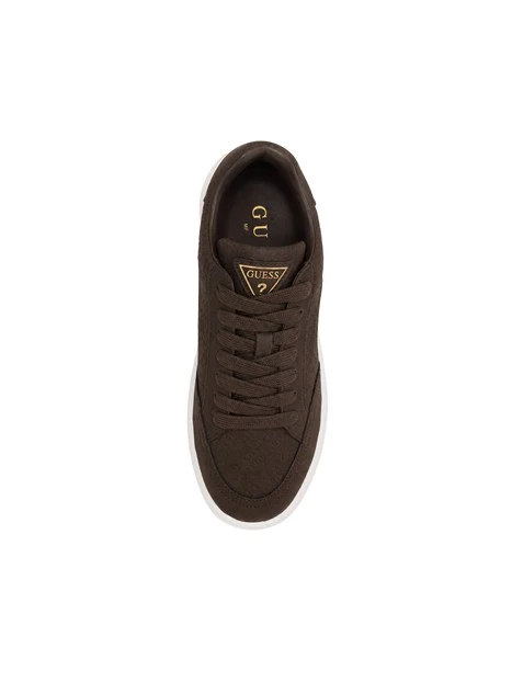 SNEAKERS PLATFORM MONOGRAM EMBOSSED UOMO GRIGIO