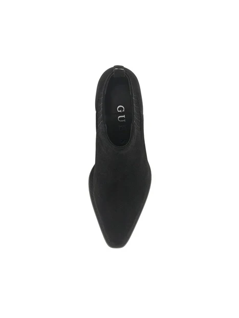 STIVALETTI TACCO BASSO FLTWYISUE10 WESTERN DONNA NERO