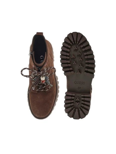ANFIBI FLFFIZSUE10 LACCI CON PERLINE DONNA MARRONE