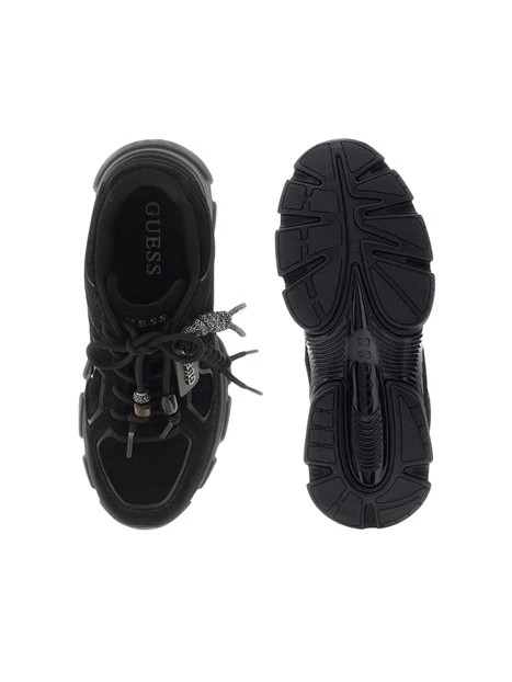 SNEAKERS PLATFORM FLFIRRSUE12 LACCI STRASS DONNA NERO