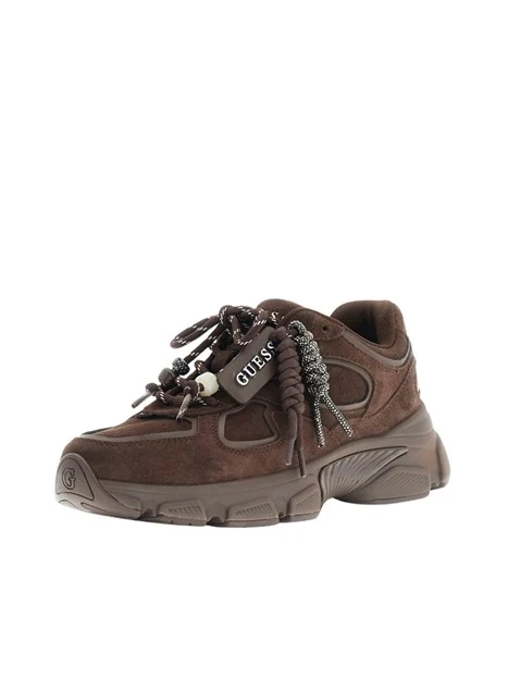 SNEAKERS PLATFORM FLFIRRSUE12 LACCI STRASS DONNA MARRONE